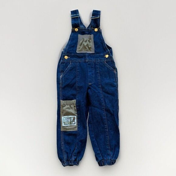 Liberty Overalls Baby 24‎ Months Denim Jeans Vintage Toddler 90s Kids - Picture 1 of 8